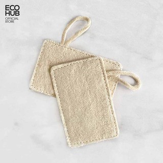 Xơ mướp rửa bát ECOHUB, Có dây treo, thân thiện, Size: 7x11cm (Zero Waste Starter) | EH050