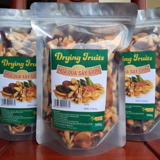 Trái cây sấy ( Thập cẩm sấy giòn nguyên miếng ) _ Túi 500g