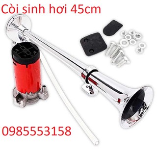 Còi sinh hơi âm thanh khủng 45cm cho xe không có bình hơi. Còi âm thanh khủng