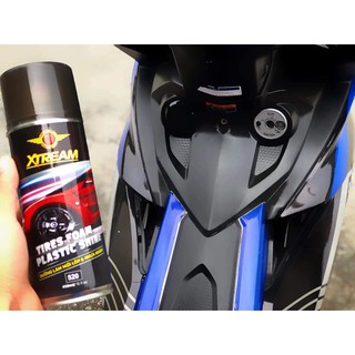 Chai xịt dưỡng nhựa, phục hồi, làm đen nhựa nhám, lốp xe Xtream 450ml