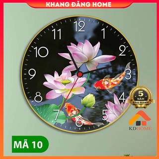 Đồng Hồ Treo Tường Tranh Tráng Gương In 5D Cao Cấp, Sang Trọng (Nhiều mẫu)