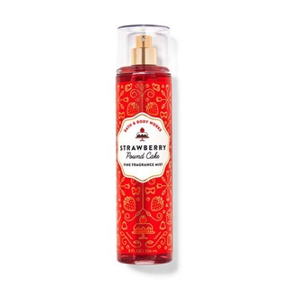 [Bill Mỹ - Mua 1 tặng 1] Xịt Thơm Toàn Thân Bath &amp; Body Works Mùi Strawberry Pound Cake - Raspberry Jam Donut