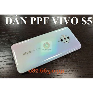 Dán PPF Vivo S5 loại nhám, bóng dành cho màn hình, mặt lưng, mặt lưng full viền