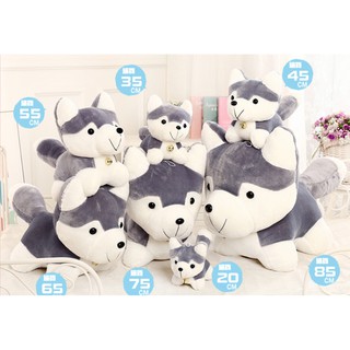 Thú nhồi bông hình chó Husky 25cm