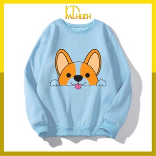 ÁO SWEATER IN CÚN SHIBA SIÊU CUTE (NHIỀU MÀU)