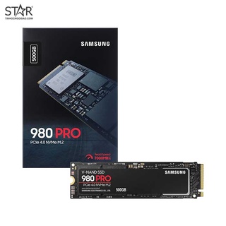 Ổ cứng SSD 500G Samsung 980 Pro NVMe PCIe Gen 4.0 x4 VNAND M.2 2280 (MZV8P500BW)