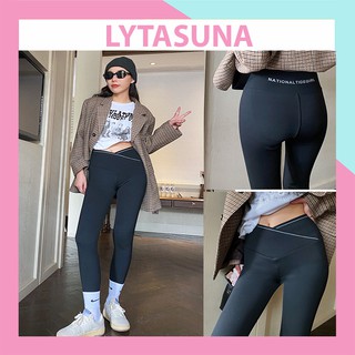 Quần tập yoga gym leggging nữ Cạp chéo Hàn Quốc Nâng Mông- Co Giãn- Mát Mịn Siêu hách dáng New QGY05