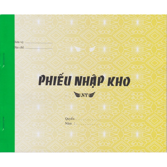 Phiếu nhập kho