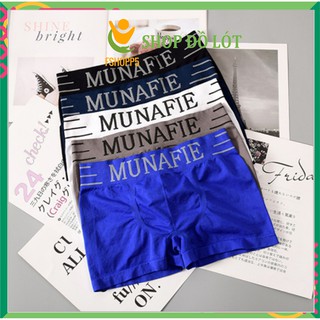 [Chọn màu] Quần lót nam boxer cao cấp MUNAFIE Sịp đùi cotton kháng khuẩn xuất nhật FSHOPP5