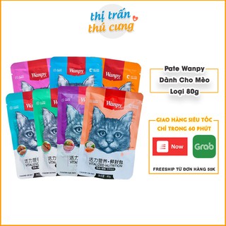 Pate Wanpy dành cho mèo kén ăn thơm ngon 80g - súp Wanpy đủ vị
