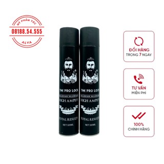Gôm, keo xịt tóc THE PRO LOCK Trắng 420ml tạo kiểu giữ nếp cho tóc. HÀNG CHÍNH HÃNG