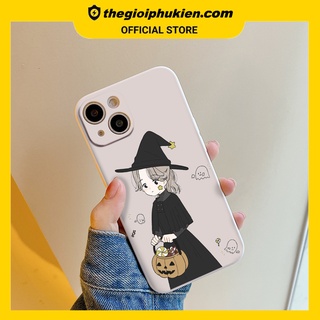 Ốp iphone - Ốp lưng iphone cạnh vuông cô gái phù thủy dành cho ip 6 đến 14promax - ng211