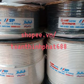 Dây điện thoại 4 ruột SINO đen (combo 20met)