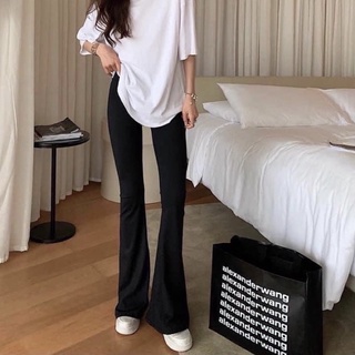 Quần Legging Ống Loe Nữ Lưng Cao Nâng Mông, Siêu Tôn Dáng Cho Nữ 1m5 Đến 1m68