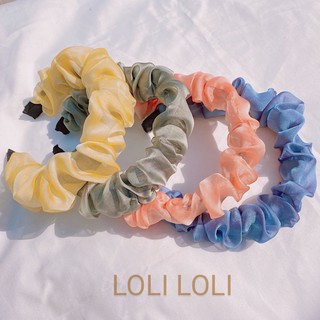 Cài tóc vải tơ chuyển màu phong cách retro nữ. băng đô phong cách cổ điển dễ thương LOLI