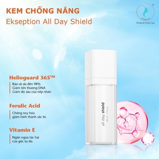 Kem chống nắng ngăn lão hóa Ekseption All Day Shield 30ml