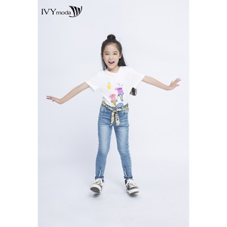 [NHẬP WABRTL5 GIẢM 10% TỐI ĐA 50K ĐH 250K ]Quần bò mài bé gái IVY moda MS 25G0248