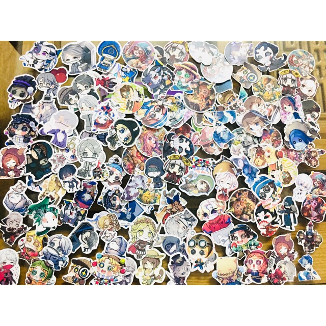 6 stiker Game ldentity V /ticker ldentity V có ép lụa bóc dán