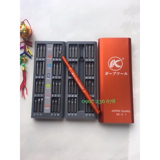 Bộ Tua Vít Đa Năng Sữa Điện Thoại, Sữa Máy Tính Kapusi Nhật Bản Cao Cấp 48 Chi Tiết