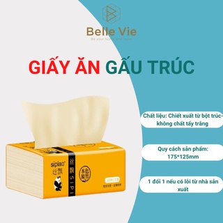 Giấy Ăn Gấu Trúc SIPIAO Giấy Vệ Sinh Siêu Dai