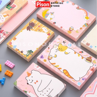 Giấy ghi chú Nhiều mẫu Pison dùng để ghi chú tiện lợi - 1 tệp