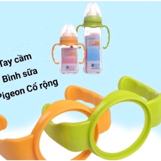 Tay cầm bình sữa pigeon và 1 số bình cổ rộng tương tự toom, láninoh, babuu...