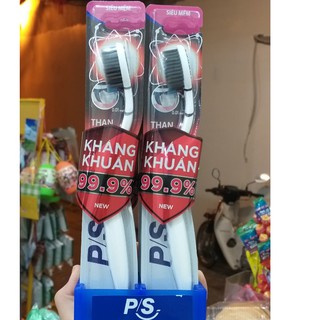 Bàn chải đánh răng P/S Than Bạc kháng khuẩn lẻ 1 cái