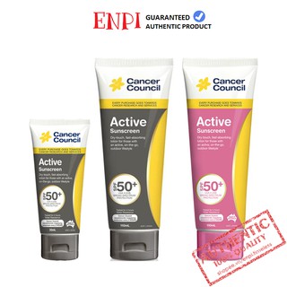 Kem chống nắng năng động Cancer Council ACTIVE SPF 50+/PA ++++