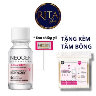 Chấm mụn Neogen 2 lớp xẹp mụn sau 8h Dermalogy A-Clear Aid Soothing Pink Eraser 15ml