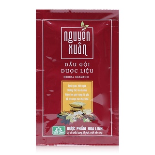 Combo 10 Gói Dầu Gội Dược Liệu Nguyên Xuân Màu Nâu Dành Cho Tóc Thường
