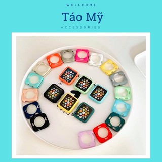 Ốp Apple Watch Nhiều Màu Sắc chất liệu Silicone dẻo siêu mềm, siêu mịn