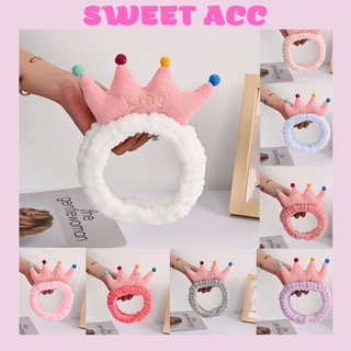 Băng Đô Vương Miện Băng Đô Rửa Mặt King Cute Dễ Thương Cho Nữ Phong Cách Hàn Quốc