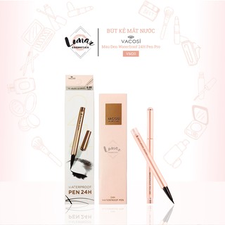 [Đại Lý Vacosi] Bút Kẻ Mắt Nước Màu Đen Giữ Lâu 24H Vacosi Waterfroof 24H Pen Pro
