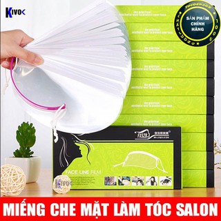 Hộp 50 miếng dán che mặt khi làm tóc bảo vệ mắt, mũi, miệng khi làm hóa chất