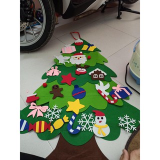 SỈ 10 BỘ CÂY THÔNG NOEL VẢI KÈM 25 PHỤ KIỆN