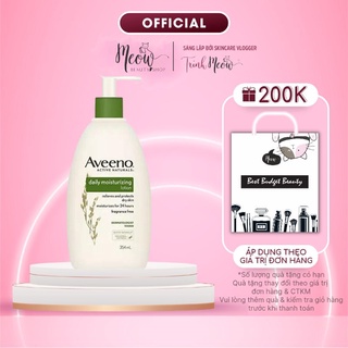 Sữa dưỡng thể Aveeno cấp ẩm làm dịu và dưỡng da Daily Moisturizing Lotion 354ml