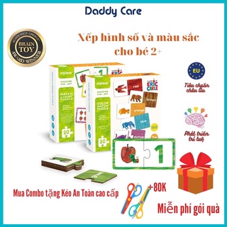 Bộ Đồ Chơi Xếp Hình Số Và Màu Sắc Match &amp; Count- Color Match Puzzle, Đồ Chơi Thông Minh Cho Bé 2 tuổi +