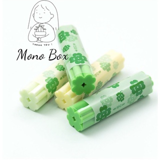 Gôm tẩy bút chì hình trụ cỏ bốn lá may mắn Mono_box G6