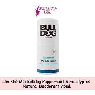 Lăn Khử Mùi Bulldog Peppermint &amp; Eucalyptus Natural Deodorant 75ml