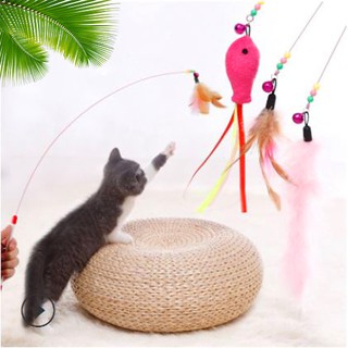 Cần Câu Mèo Dây Thép - Cây Vờn Mèo Vui Nhộn (3 loại)