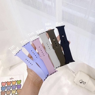 DÂY CAO SU SILICON XINH XẮN DÀNH CHO APPLE WATCH
