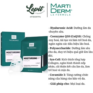 [Nguyên Hộp] Mặt Nạ Dưỡng Ẩm Chống Lão Hoá Martiderm The Originals Moiturising Mask