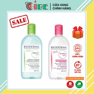 Nước tẩy trang Bioderma làm sạch dịu nhẹ 500ml, tẩy trang Bioderma cho mọi loại da