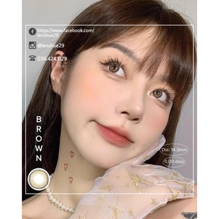 25MẪU LENS NÂU TÂY KHÔNG ĐỘ