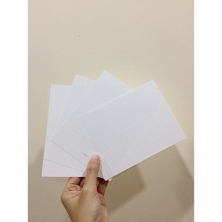 60 tờ Giấy 104 gsm Refill Sổ còng 11x14,7 cm (tương đương A6) - chấm bi (dot) / kẻ ngang (line) / ô vuông (grid) / trơn