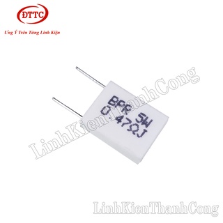 Điện trở sứ 5W 0.47R loại đứng