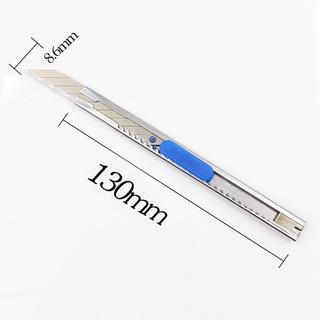 Dao rọc giấy loại nhỏ vỏ inox siêu bền