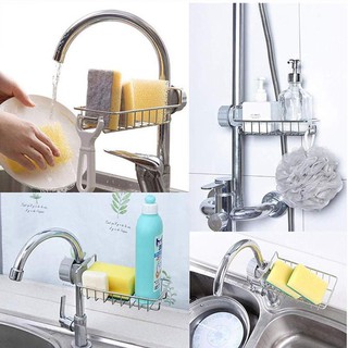 [FREE SHIP] KHAY INOX GẮN VÒI RỬA CHÉN, VÒI SEN ĐA NĂNG