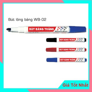Bút Dạ Viết Bảng Trắng Thiên Long Mực Xanh Đen Đỏ WB02