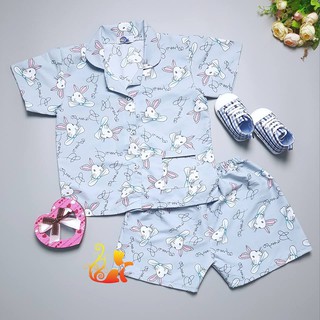 Đồ bộ Pijama Kate Thái - "Thỏ Bamboo" - Cho bé 13-25kg